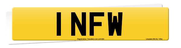 Registration number 1 NFW